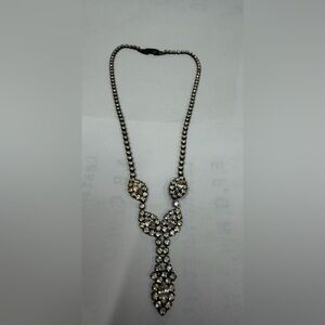 Dark Rhinestone Necklace